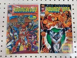 lot 58 image: Youngblood Comic Book Issues #1 & 2