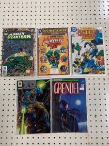 lot 60 image: Lot of 5 Misc. Vintage Comic Books