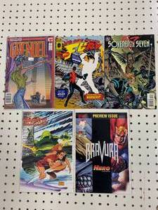 lot 63 image: Lot of 5 Misc. Vintage Comic Books