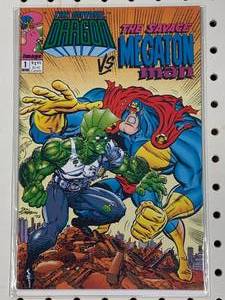 lot 66 image: The Savage Nation vs Megatron Man Issue #1 (a 9.8 sold for $50)