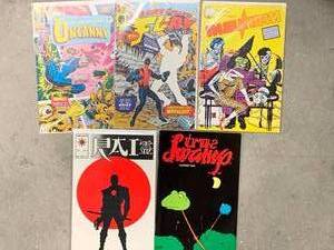 lot 70 image: Lot of 5 Misc. Vintage Comic Books