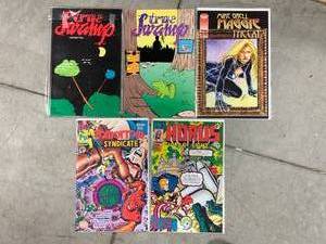 lot 71 image: Lot of 5 Misc. Vintage Comic Books
