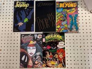 lot 74 image: Lot of 5 Misc. Vintage Comic Books