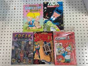 lot 79 image: Lot of 5 Misc. Vintage Comic Books
