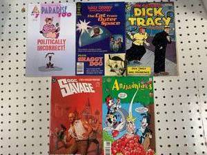 lot 81 image: Lot of 5 Misc. Vintage Comic Books