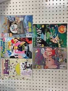 lot 82 image: Lot of 5 Misc. Vintage Comic Books