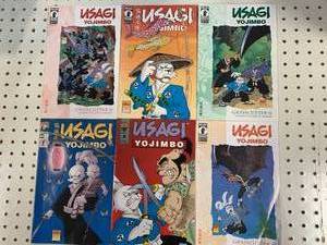 lot 84 image: Lot of 6 Usagi Yojimbo Comic Books