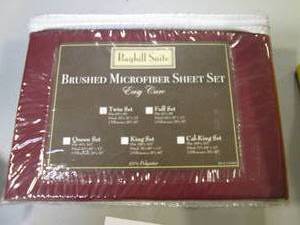 lot 13 image: New In Package Microfiber Twin Shee...