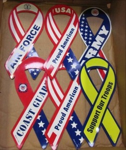 lot 23 image: Lot of Support Out Troops Magneti...