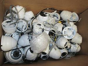 lot 46 image: Large Box of Security Cameras Some...
