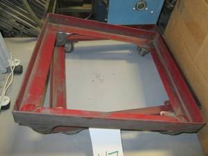 lot 47 image: Lot of (2) Heavy Duty Metal Moving ...