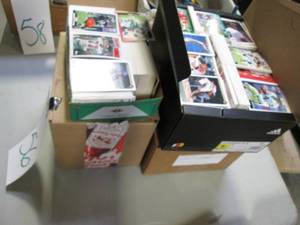 lot 56 image: Huge Lot of Baseball & Football Car...