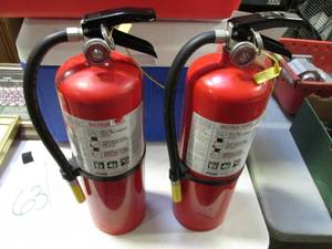 lot 62 image: Lot of (2) Fire Extinguishers...
