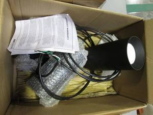 lot 68 image: Lot of (2) DMF Can Lights & Glass T...