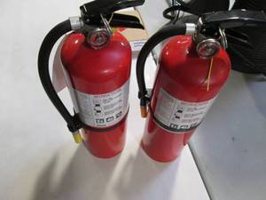 lot 91 image: (2) Fire Extinguishers...