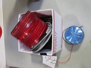 lot 92 image: Set of (2) Mountable Warning Lights...