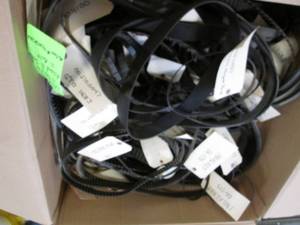 lot 105 image: Huge Box Of Ribbed V-Belts...