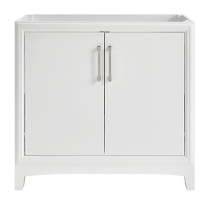 lot 20 image: GLACIER BAY Hillcroft 36 in. W x 21.5 in. D Unassembled Bath Vanity Cabinet Only in White