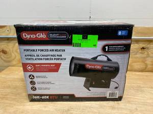 lot 40 image: DYNA-GLO 60,000-BTU Quiet Portable Forced Air Propane Heater