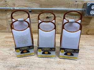 lot 47 image: DEFIANT Lot of 3-  150 Lumens Camping Thin LED Lantern 2-packs (batteries included)