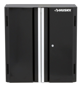 lot 50 image: HUSKY 29 in. H x 28 in. W x 12 in. D Steel Garage Wall Cabinet