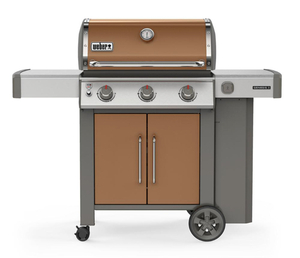 lot 103 image: WEBER Genesis II E-315 3-Burner Propane Gas Grill in Copper with Built-In Thermometer