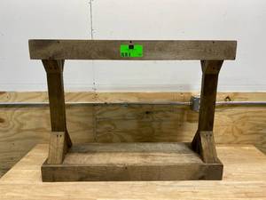 lot 100 image: Small wood table.