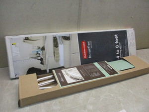 New Curtain Rod and Shelf Unit