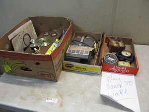 Vintage Clocks and Phones