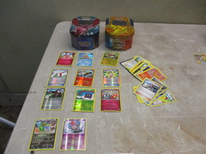 Pokemon Cards and Tins