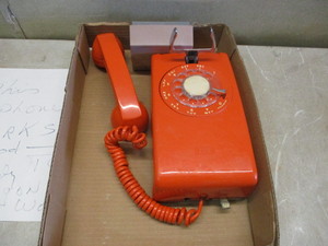 Vintage Orange Phone