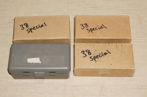 lot 138 image: 4 Boxes of Reloaded .38 Special Ammo