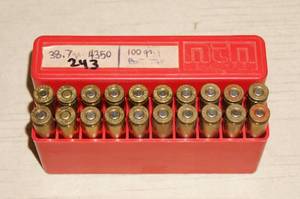 lot 142 image: Reloaded .243 Ammo