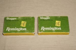 lot 123 image: 2 Full Boxes of 5 (10 Total) Remington 12 Ga Slugs