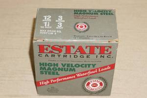 lot 125 image: Full Box of 25 Estate 12 Gauge Shotshells
