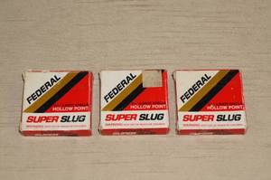 lot 129 image: 3 Boxes of 5 (15 Total) Federal .410 Super Slugs