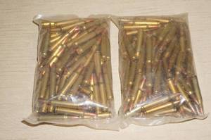 lot 102 image: 2 Bags of Bulk Packed .223 Rifle Ammo