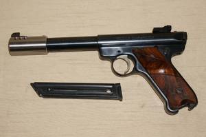 lot 6 image: Ruger Mark II Target .22 LR Semi-Automatic Pistol