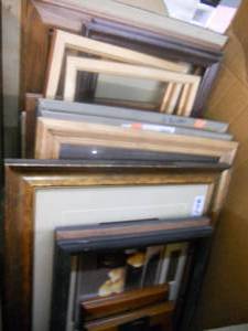 lot 62 image: Box of Frames and Pictures