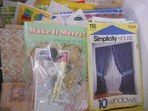 lot 81 image: Patterns, Ephemera for Collages, Yarn, String, Rug Yarn, Etc