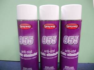 lot 35 image: 3 Cans - 955 Sprayway Anti-Stat Static Eliminator