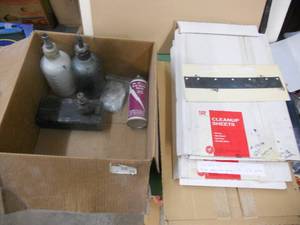 lot 133 image: Professional Printing Press Supplies - Cleanup Sheets, etc