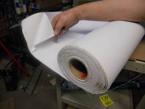 lot 139 image: Jacquard Ink Jet Fabric Roll - 44 Artist Canvas 10.oz. Approximately 46 C012F42