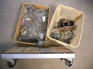 lot 122 image: Rolling Cart and Hardware