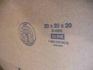 lot 117 image: 20x20x20 Cardboard Boxes - Set of 10