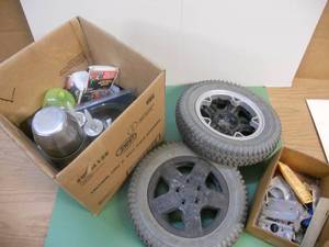lot 157 image: Thermos, Wheels, Casters, Hardware, Etc