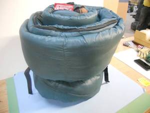 lot 175 image: Coleman Sleeping bag with flannel liner