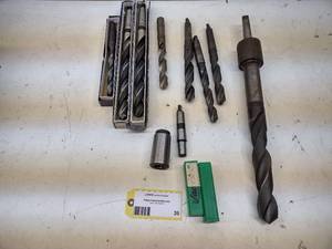 Assorted Morse Taper Drills & Adapt...