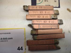 (9) ER-6 C6 38 x 2 12 Lathe Cut...