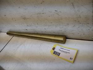 Solid Brass Rod, 1 12 x 24...
